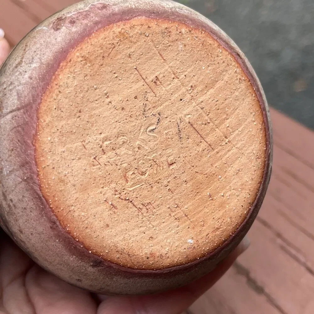 Navajo Redware Pottery Vase 4.75